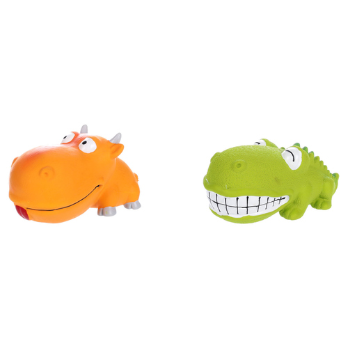 Flamingo Hundespielzeug Latex Dundee Krokodil Multi