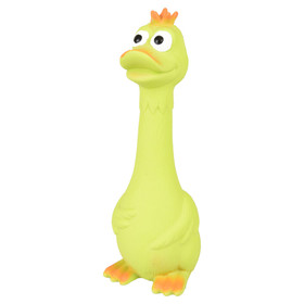 Abbildung Flamingo Hundespielzeug Latex Ente sitzend