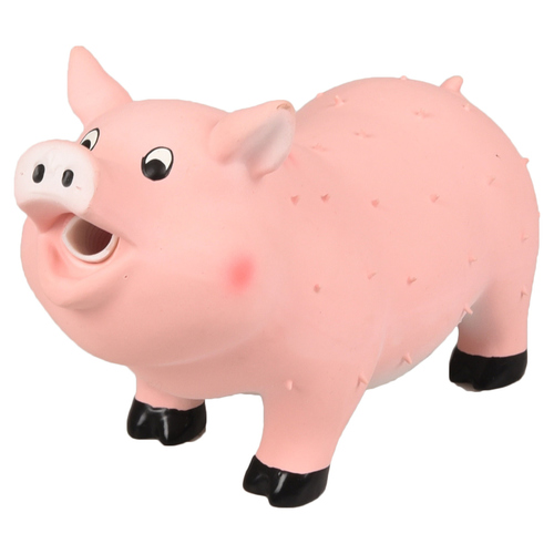 Flamingo Hundespielzeug Latex Knor Schwein