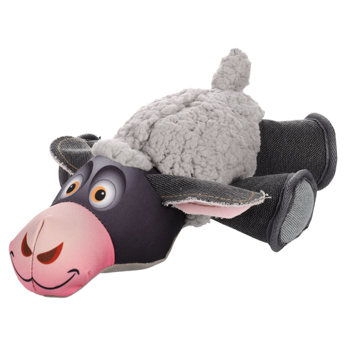 Flamingo Hundespielzeug Layi Schaf grau