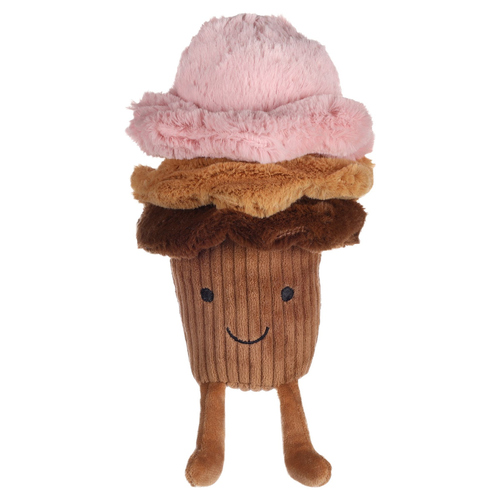 Flamingo Hundespielzeug Leka Eiscreme braun