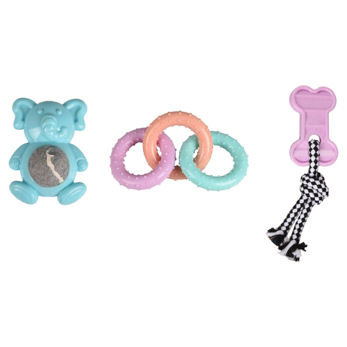 Flamingo Hundespielzeug Loekie 3 TPR Spielzeuge für Welpen