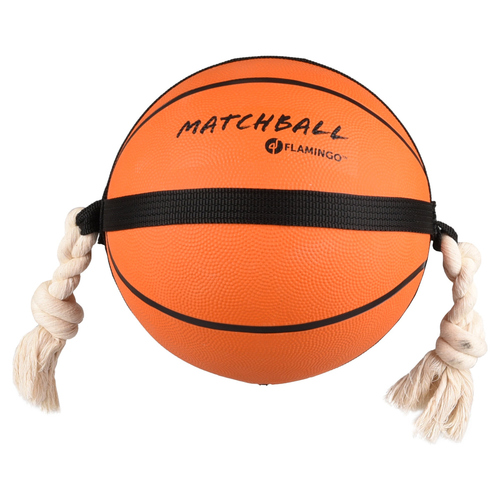 Flamingo Hundespielzeug Matchball Basketball