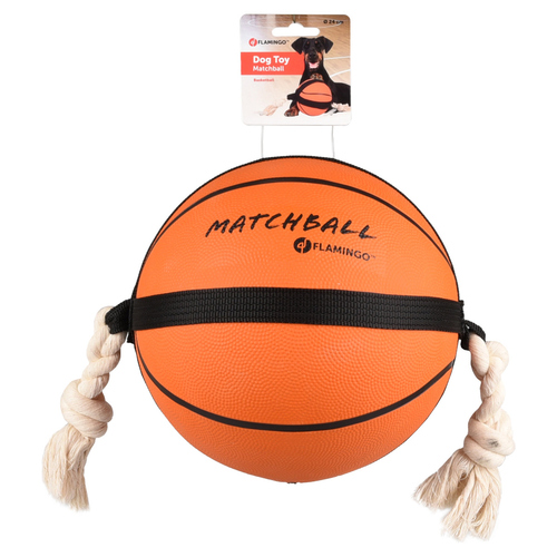 weitere Abbildung Flamingo Hundespielzeug Matchball Basketball