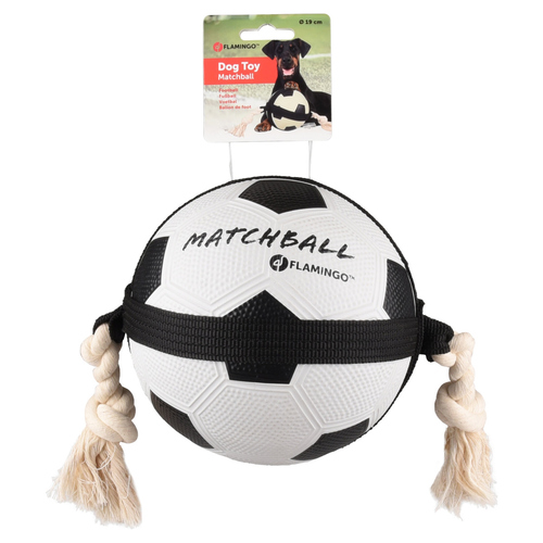 weitere Abbildung Flamingo Hundespielzeug Matchball Fuball