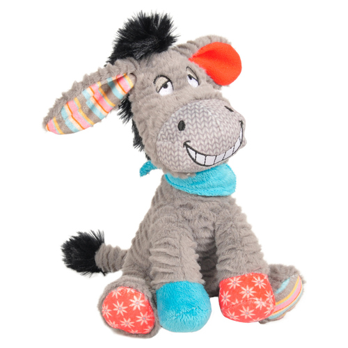 Flamingo Hundespielzeug Molly Esel sitzend