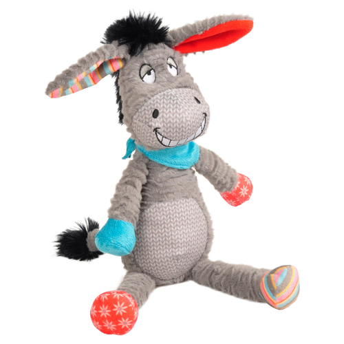 Flamingo Hundespielzeug Molly Esel stehend