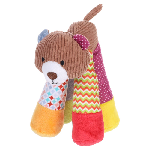 Flamingo Hundespielzeug Nilak Hund mit Squeaker hellbraun