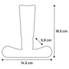 Flamingo Hundespielzeug Nyl'o Bamboo T-Bone mit Rindfleischgeschmack Abbildung 4