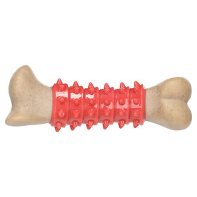 Abbildung Flamingo Hundespielzeug Nyra Knochen beige