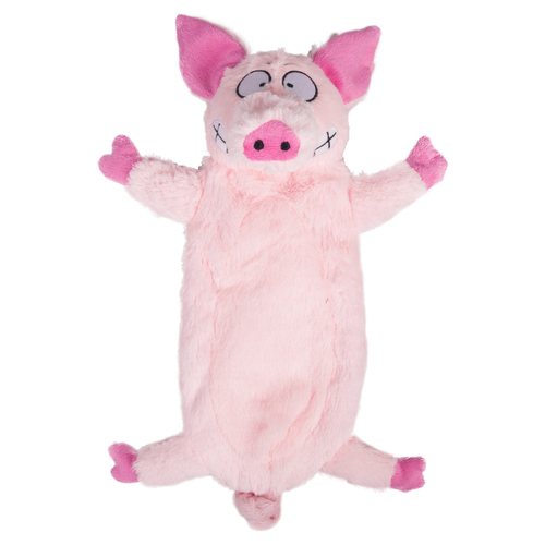 Flamingo Hundespielzeug Plüsch Bauernhoftier Schwein