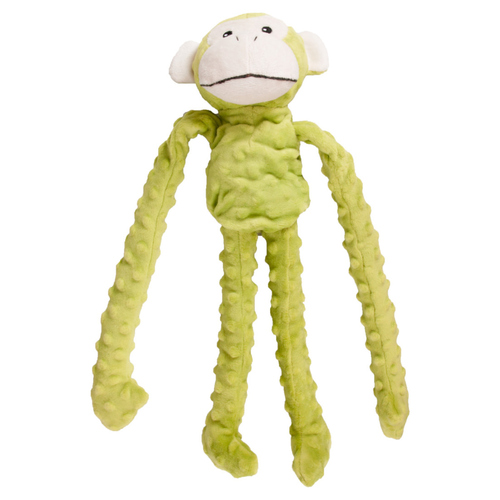 Flamingo Hundespielzeug Plüschtier Affe gelb