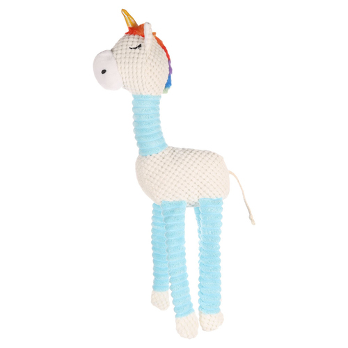 Flamingo Hundespielzeug Rasha Einhorn blau
