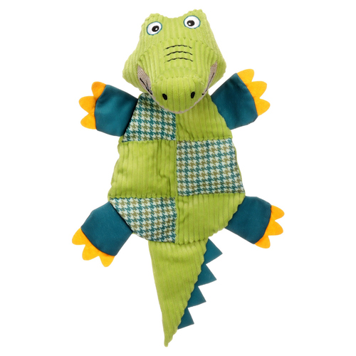 Flamingo Hundespielzeug Riffi Krokodil grün