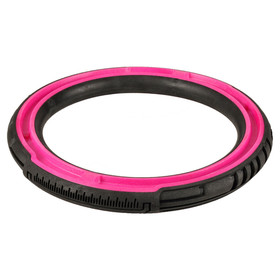 Abbildung Flamingo Hundespielzeug Ring Schaumstoff rosa/schwarz