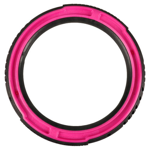 weitere Abbildung Flamingo Hundespielzeug Ring Schaumstoff rosa/schwarz