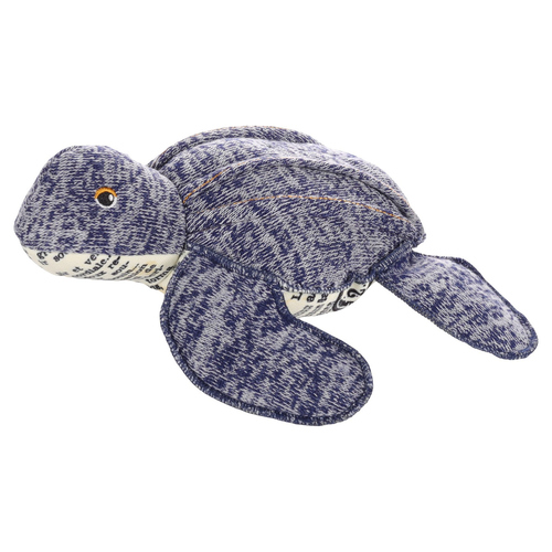 Flamingo Hundespielzeug Schildkröte Newsy blau