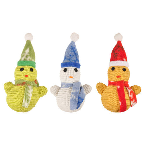 Flamingo Hundespielzeug Schneemann