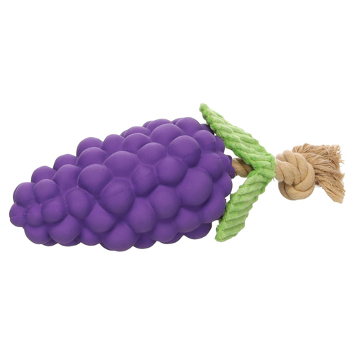 Flamingo Hundespielzeug Seezo Traube mit Seil violett
