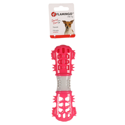 weitere Abbildung Flamingo Hundespielzeug Spako Stick fuchsie