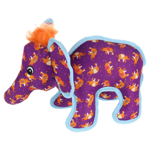 Flamingo Hundespielzeug Strong Stuff Elefant violett