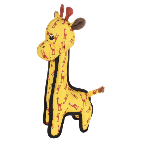 Flamingo Hundespielzeug Strong Stuff Giraffe gelb