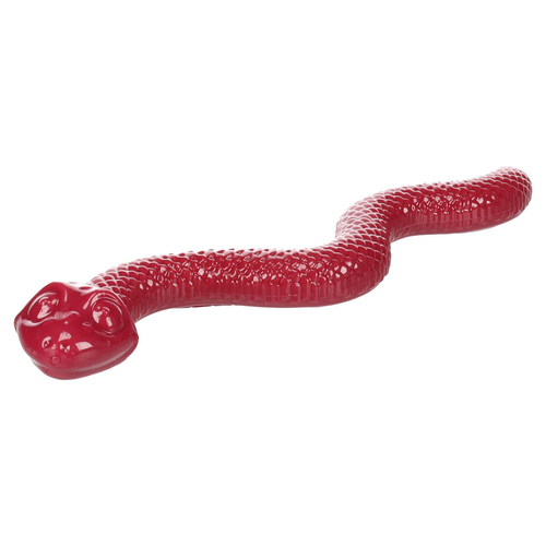 Flamingo Hundespielzeug TPR Sneaky Snake bordeaux