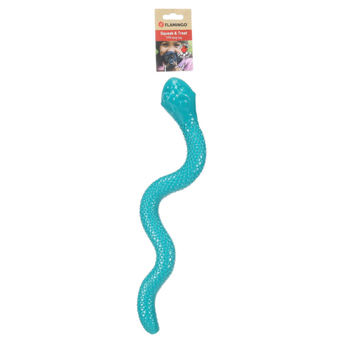 weitere Abbildung Flamingo Hundespielzeug TPR Sneaky Snake trkis