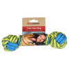 Flamingo Hundespielzeug Tofla Knotenball Schnur blau/gelb Abbildung 2