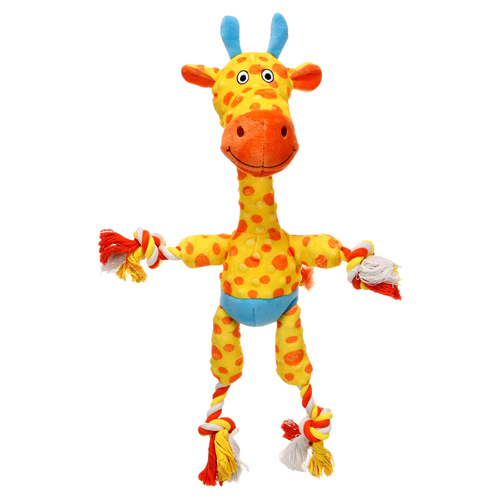 Flamingo Hundespielzeug Torras Giraffe gelb