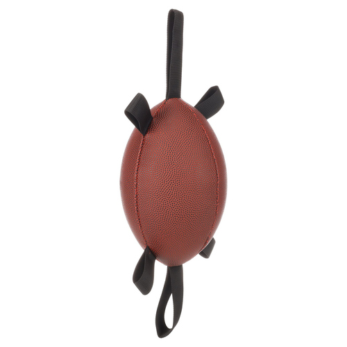 Flamingo Hundespielzeug Towo Rugby dunkelbraun