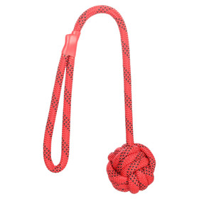 Abbildung Flamingo Hundespielzeug Vokas Zugseil mit Ball schwarz/rot