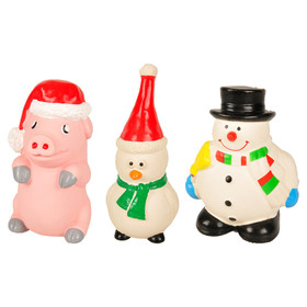 Abbildung Flamingo Hundespielzeug Weihnachten Latex Fun