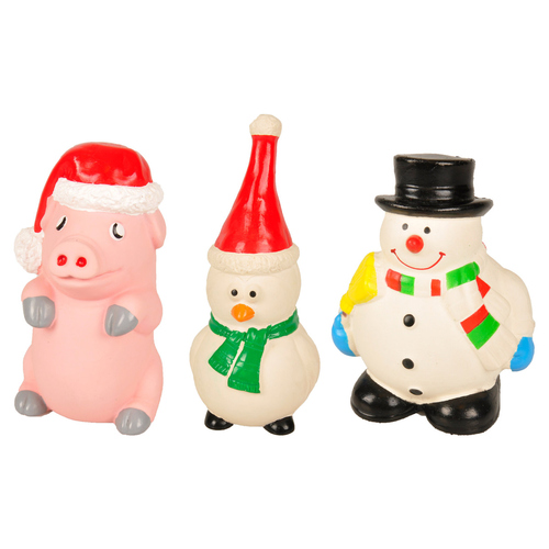 Flamingo Hundespielzeug Weihnachten Latex Fun