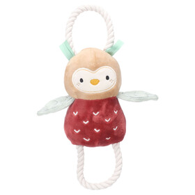 Flamingo Hundespielzeug Welpe Phoebe Eule mit Seil