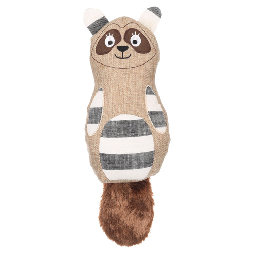 Flamingo Hundespielzeug Wigri Waschbär beige