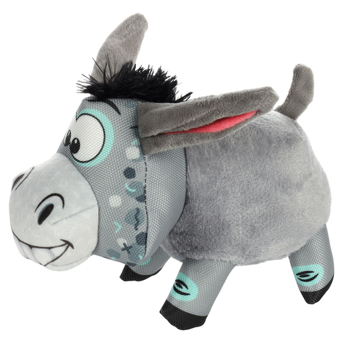 Flamingo Hundespielzeug Xido Esel grau