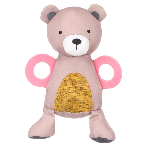 Flamingo Hundespielzeug für Welpen Britty Bär taupe