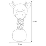 Hundespielzeug für Welpen Britty Giraffe mit Ball & Seil, Abbildung 5