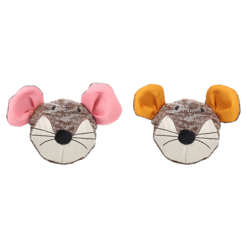 Flamingo Hundespielzeug für Welpen Britty Maus mit Ball