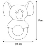 Hundespielzeug für Welpen Fabbo Elefant weiß, Abbildung 19