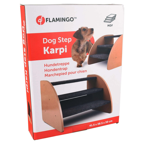 weitere Abbildung Flamingo Hundetreppe Karpi grau