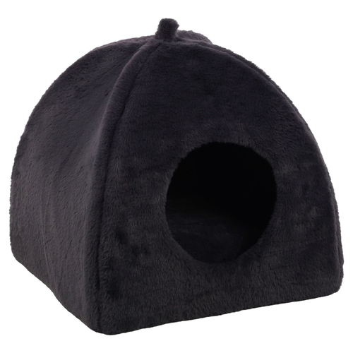 Flamingo Iglu Ebby dunkelgrau für Hunde, Maße: 38 x 38 x 40 cm