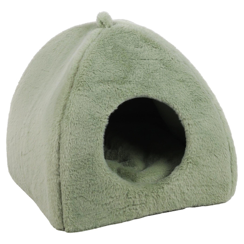 Flamingo Iglu Ebby hellgrün für Hunde, Maße: 38 x 38 x 40 cm