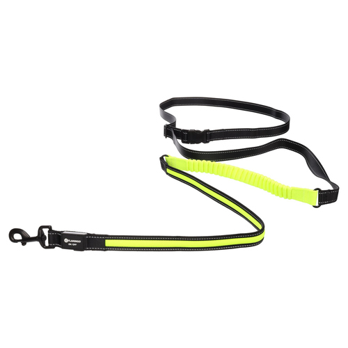 Flamingo Joggingleine Flitzy schwarz/gelb