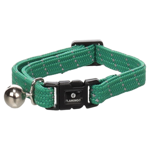 Flamingo Kätzchen Halsband Elza grün
