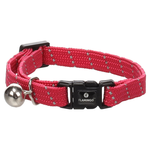 Flamingo Kätzchen Halsband Elza korallenrot