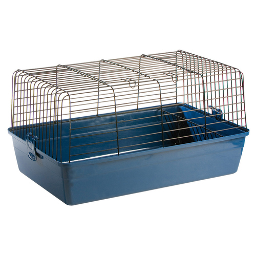 Flamingo Kaninchenkäfig Sprinters blau