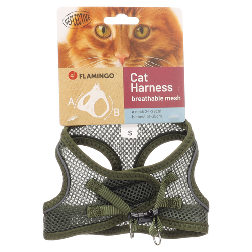 weitere Abbildung Flamingo Katzen Geschirr Step & Go Berta khaki