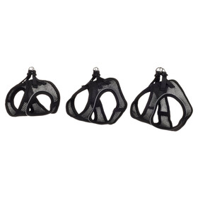 Abbildung Flamingo Katzen Geschirr Step & Go Berta schwarz